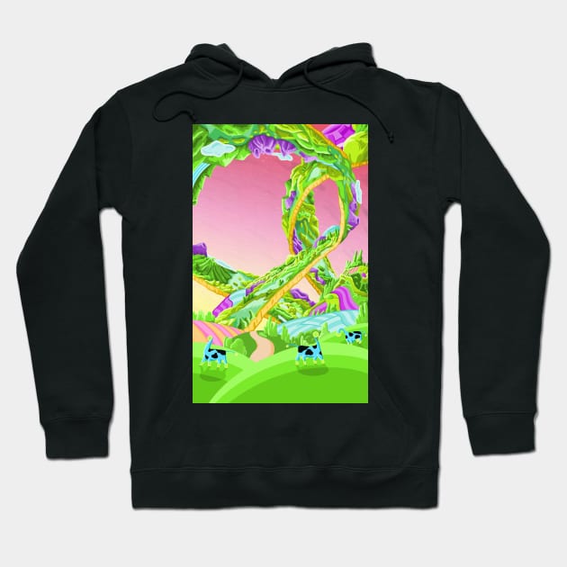 The Midnight Gospel Chromatic Ribbon Hoodie by cgouge.art